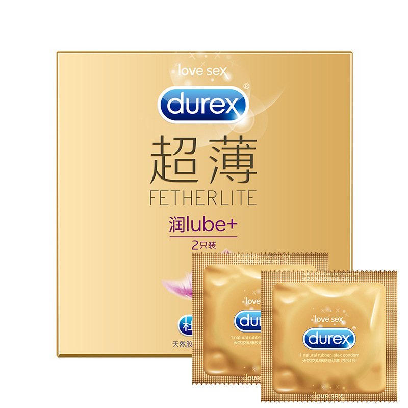 Durex Fetherlite Lube+ (2 chiếc) 6 bao cao su durex fetherlite 2