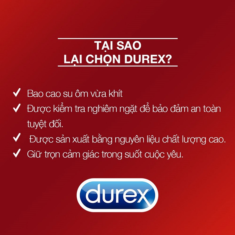 Durex Fetherlite Lube+ (2 chiếc) 7 bao cao su durex fetherlite 3