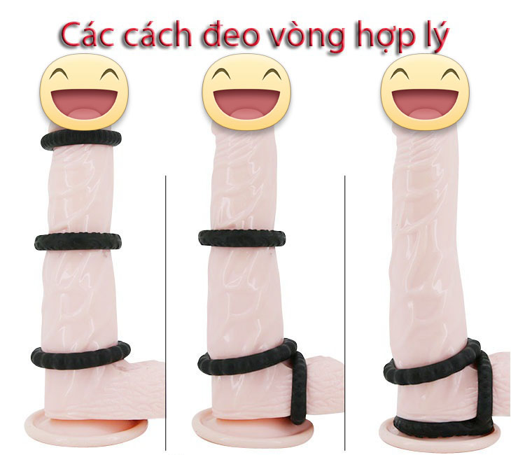 Vòng Đeo Kéo Dài Thời Gian Stay Hard Bộ 3 Chiếc 8 vong deo keo dai thoi gian stay hard 6