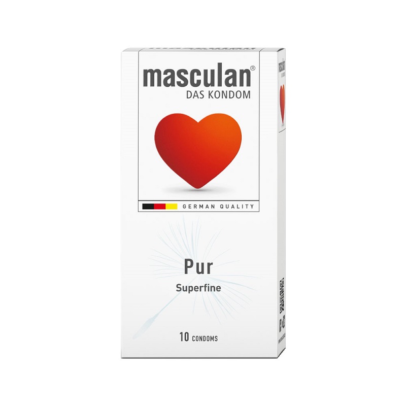Bao cao su Masculan Pur Superfine (10 bao) 1 bao cao su masculan pur superfine 1