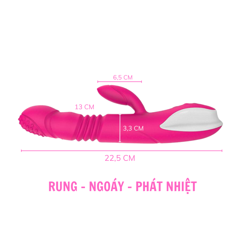 Dương vật giả cao cấp Fanala Passion Enjoy (rung, ngoáy, phát nhiệt) 3 duong vat gia cao cap fanala passion enjoy 1
