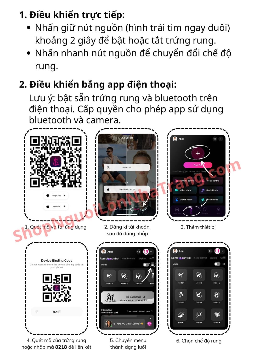 Trứng rung bluetooth cao cấp Love Spouse (điều khiển qua app, sạc nam châm) 10 huong dan su dung trung rung lovespouse 2026